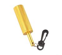 Scuba Diving Noise Maker Shaker Tool Made of Aluminum Alloy for Underwater Communication and Safety Signaling (yellow)