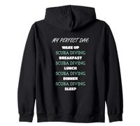 Scuba Diving Ocean Explorer Water Enthusiast Zip Hoodie