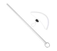 Scuba Diving Pointer Rod Colorful Aluminium Alloy Diving Notice Maker with Lanyard for Underwater Exploration Lobster Hunting and Marine Life Observation Silver Gold Rose Red (Blue)