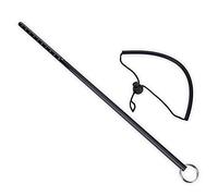 Scuba Diving Pointer Rod Colorful Aluminium Alloy Diving Notice Maker with Lanyard for Underwater Exploration Lobster Hunting and Marine Life Observation Silver Gold Rose Red (Black)