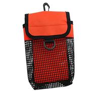 Scuba Diving Reel Bolt Snap & SMB Marker Buoy Mesh Gear Bag Equipment Holder Carry Pouch - Choice of Colors - Orange