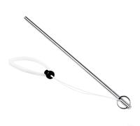 Scuba Diving Rod Noise Maker Featuring Adjustable Strap for Underwater Signaling and Measurement Purposes (Silver)