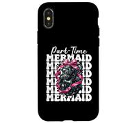 Scuba Diving Scuba Diver Girl Mom Coquette Part-Time Mermaid Case for iPhone X/XS