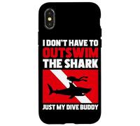 Scuba Diving Shark Diving Buddy Diver Case for iPhone X/XS