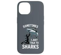 Scuba Diving Shark Ocean Snorkeling Snorkeler Diver Case for iPhone 14
