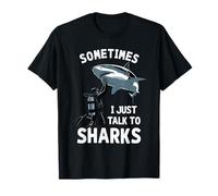 Scuba Diving Shark Ocean Snorkeling Snorkeler Diver T-Shirt