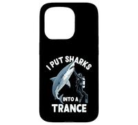 Scuba Diving Shark Trance Ocean Snorkeling Snorkeler Diver Case for iPhone 15 Pro