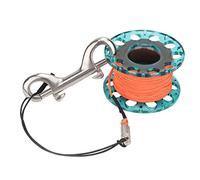 Scuba Diving Spool, 30m Cave Line Reel with Thumb Stopper for Reliable Line Management Diver Spool Wheel for Snorkeling Freediving Caving Exploration