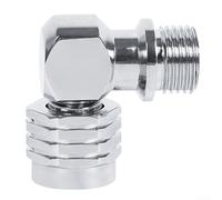 Scuba Diving Swivel Adapter for 2nd Stage Regulator - 9/16-18UNF- Thread, 360° Rotation, Marine-Grade Brass, Low-Temp Seal, 90° or 110° an(90 Degrees)