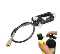 Scuba Diving Tank Adapter, Diving Tank Recharge Adapter | Aluminum Alloy Diving Oxygen Bottle Refill Adapter,D Adapter Accessory