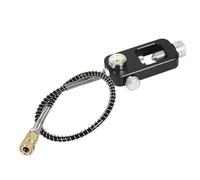 Scuba Diving Tank Adapter, Oxygen Cylinder Connector, Aluminum Alloy Fill Station, Pressure Gauge, Flexible Hose Attachment for Diving Refill Outdoor Water Sports