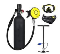 Scuba Diving Tank Set with Oxygen Cylinder, Snorkeling Air Tank, and Storage Bag for Underwater Adventures