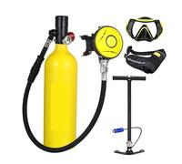 Scuba Diving Tank Set with Oxygen Cylinder, Snorkeling Air Tank, and Storage Bag for Underwater Adventures