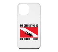 Scuba Diving The Deeper You Go Funny Scuba Diver Case for iPhone 12 mini