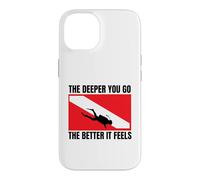 Scuba Diving The Deeper You Go Funny Scuba Diver Case for iPhone 14