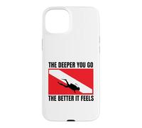 Scuba Diving The Deeper You Go Funny Scuba Diver Case for iPhone 15 Plus