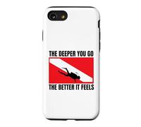 Scuba Diving The Deeper You Go Funny Scuba Diver Case for iPhone SE (2020) / 7/8