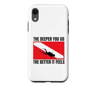 Scuba Diving The Deeper You Go Funny Scuba Diver Case for iPhone XR