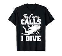 Scuba Diving - The Ocean Calls i Dive - Diver T-Shirt