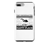 Scuba Diving Underwater Is My Happy Place Scuba Diver Case for iPhone 7 Plus/8 Plus