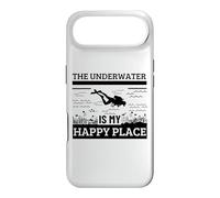 Scuba Diving Underwater Is My Happy Place Scuba Diver Case for iPhone Air