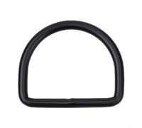 Scuba Diving Weight Belt Keeper with 6mm Wire D Ring and Sturdy Aluminum Buckle Stopper, Suitable for Various Outdoor and Diving Applications (Black)
