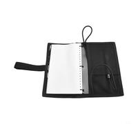 Scuba Diving Wetnotes Book with 50 Refillable Waterproof Compatible with for Pages, Underwater Writing Slate and Diving Log Notebook, Lasting PP Cover, Bungee Lanyard,(Black)