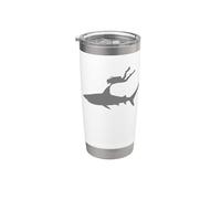 Scuba Diving with Sharks Stainless Steel Insulated Tumbler