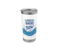 Scuba Diving Work Sucks Blow Bubbles Diver Stainless Steel Insulated Tumbler