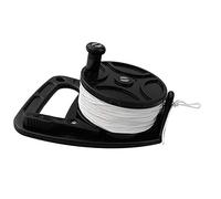Scuba Diving Wreck SMB Dive Reel with Handle and 150ft Line Black