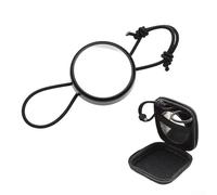 Scuba Diving Wrist Mirror Safety Tool with Adjustable Strap for Divers (black)