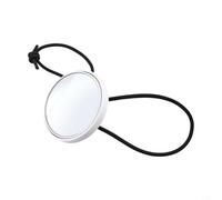 Scuba Diving Wrist Mirror with Secure Adjustable Strap for Checking Equipment Status and Environmental Awareness For Underwater (White)