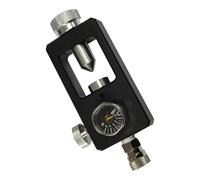 SCUBA Fill Station with Pressure Gauge - Paintball HPA Tank Refill Adapter | PCP Airgun & Diving Cylinder Charging Kit | 4500 PSI Quick Disconnect Valve