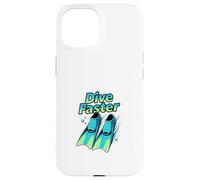 Scuba Fins Ocean Diving Speed Adventure Design Case for iPhone 15