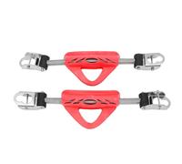 Scuba Fins Size 6 Diving Fin Spring Straps 316 Stainless Steel Dual Use with Buckles - Secure and Comfortable Heel Strap for Jet Fin & OMS Open Heel Scuba Diving (Red)