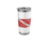 Scuba Flag Diver Down Flag Diving Stainless Steel Insulated Tumbler
