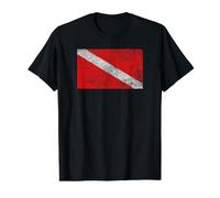 Scuba Flag Diver Down Flag Diving Value Graphic T-Shirt