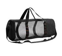 Scuba Gear Bag - Cylindrical Mesh Design, Duffle Bag with Adjustable Strap | Waterproof, Large Capacity Snorkel Gear Bag with Inside Hook, Ideal for Fitness, Travel, Camping (58x27x27cm)