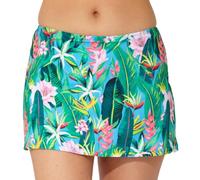 Scuba Ladies Swimwear Women's Swim Skirt with Attached Bikini Briefs Bottoms Mix & Match UK Seller - Tropics Print - Size 10