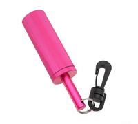 Scuba Rattles, Aluminum Alloys Scuba Diving Signal Rattle Shaker Bell Underwater Bell Scubas Diving Equipment(Rose Red)