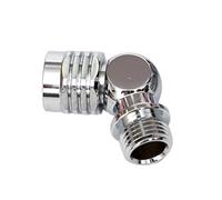 Scuba Regulator Rotating Adapter 90° 110° 360° Brass Chrome 9/16-18 Thread | Choose from 90°, 110°, or 360° rotation to reduce jaw fatigue and keep your mouthpiece comfortably in place during dives.