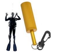 Scuba Signal Rattle, Diving Acoustic Signalling Device, Diving Rattle Stick Nonslip Diving Rattle, Diving Safety Tank Rattle Stick Signal Bell With Clip, Scuba Diving Underwater Communication Device