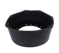 Scuba Tank Boot for 12L Aluminum Cylinders | Multi - Sided Rubber Base with Drain Holes/Non - Roll Design | Shock - Absorbing Diving Cylinder Cover | Replacement for Flat Bottom