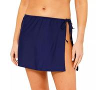 Scuba Women's Wrap Swim Beach Skirt Tie Side Cover Up Mix & Match UK Seller - Navy - Size 12