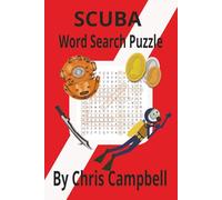 SCUBA Word Search Puzzle Book: 6 x 9 Inch, Easy to read, Fun Puzzles, 55 puzzles, 110 pages, for gifts, or Travel