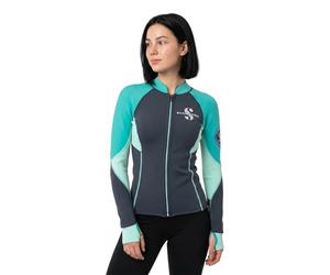 Scubapro 1.5 Mm Everlex Long Sleeve Full Zip Thermal T-shirt