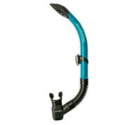 SCUBAPRO Escape Semi-Dry Snorkel, with Purge Valve and Splashguard Barrel-Top Design, Turquoise