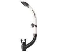 SCUBAPRO Escape Semi-Dry Snorkel, with Purge Valve and Splashguard Barrel-Top Design, White