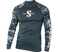 SCUBAPRO Rash Guard GRAF Grey ML H-L Regulator Kit for Cold Water Diving Unisex-Adult, Graphite, L