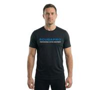SCUBAPRO T-SHIRT SCP-LOGO, BLACK, S